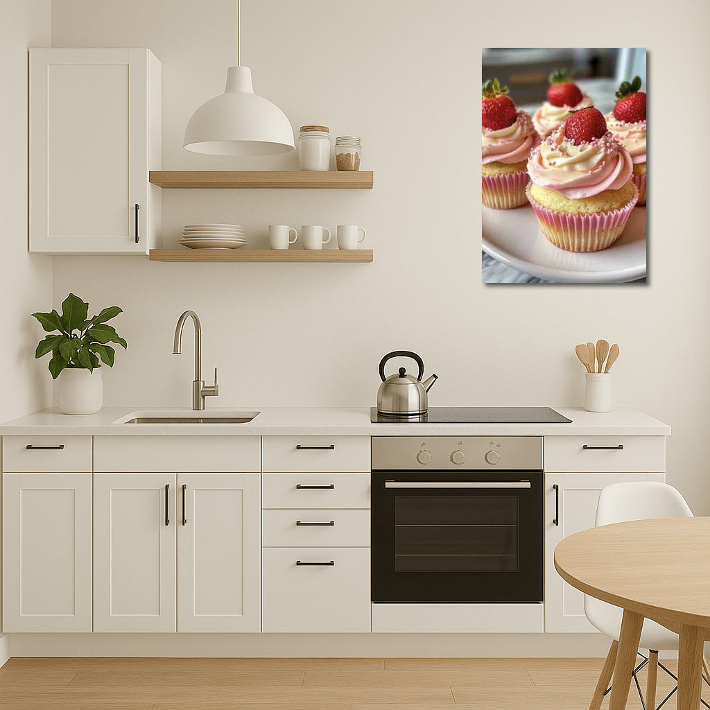 Sweet Dreams: Strawberry Cupcakes for Interior