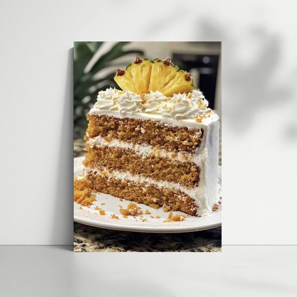 Tropical Pineapple Cake: Sweet Temptation for the Interior