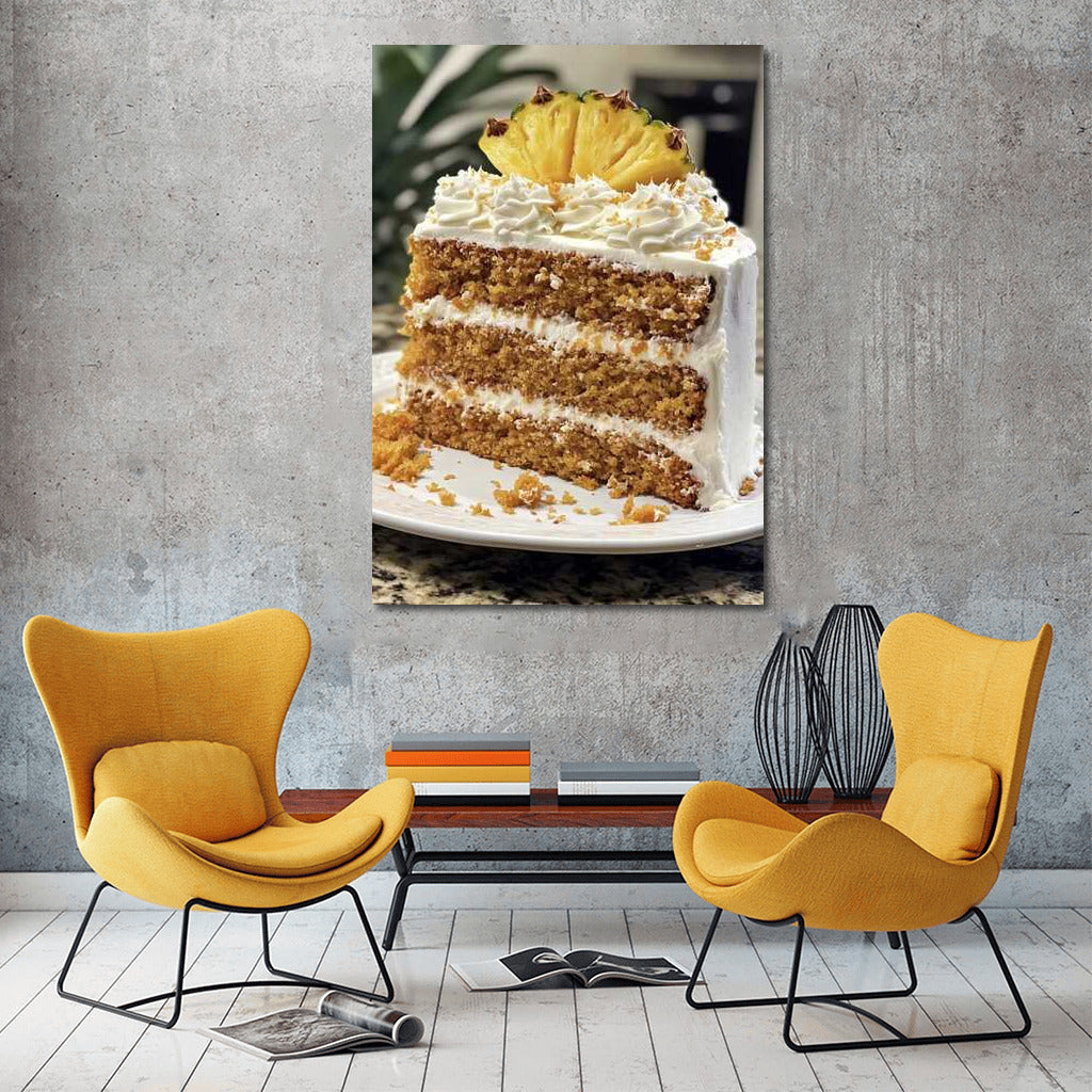 Tropical Pineapple Cake: Sweet Temptation for the Interior