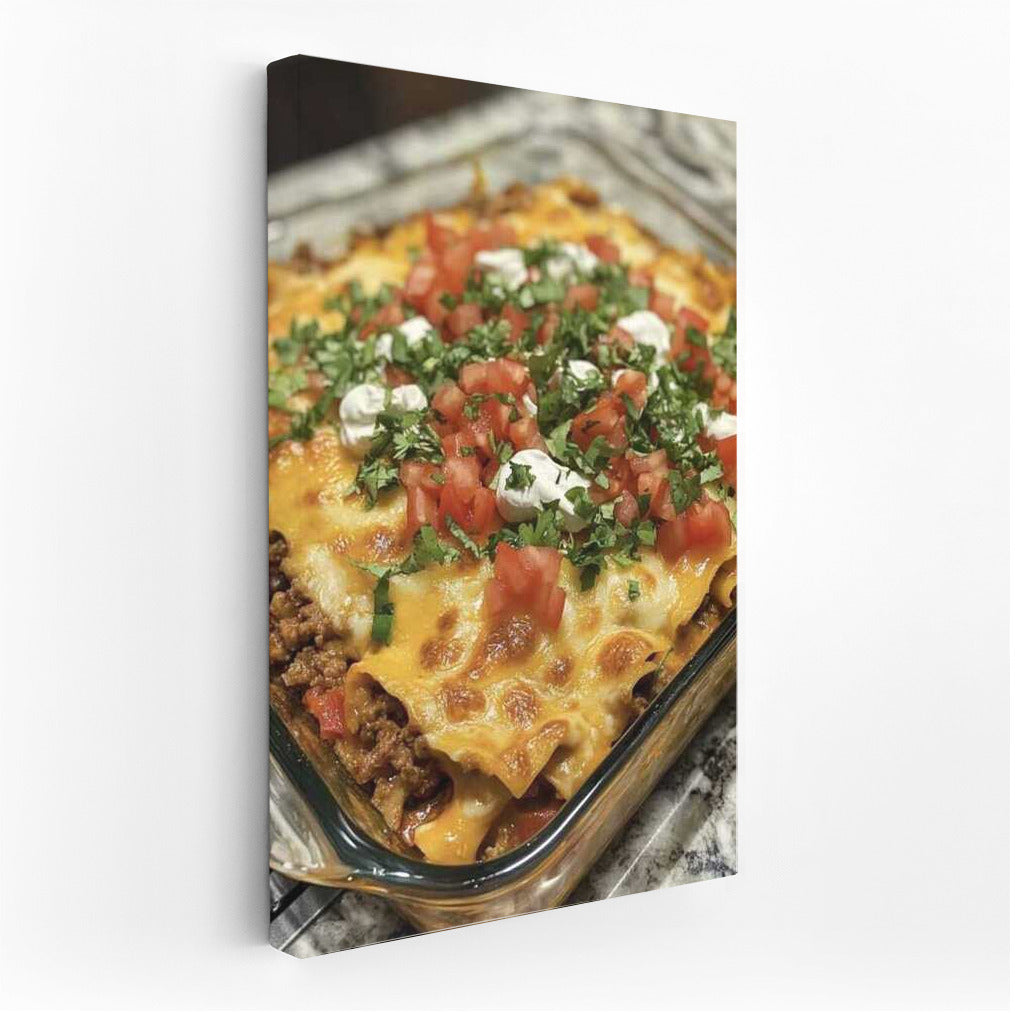 Juicy Lasagna: Tasty Temptation on the Wall