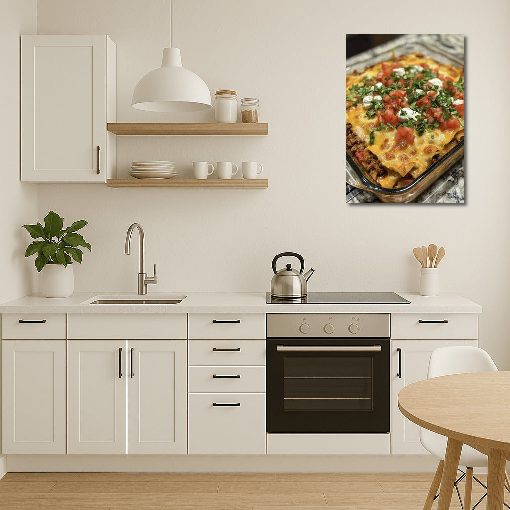 Juicy Lasagna: Tasty Temptation on the Wall