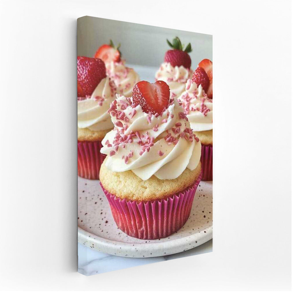 Sweet Perfection: Strawberry Cupcakes