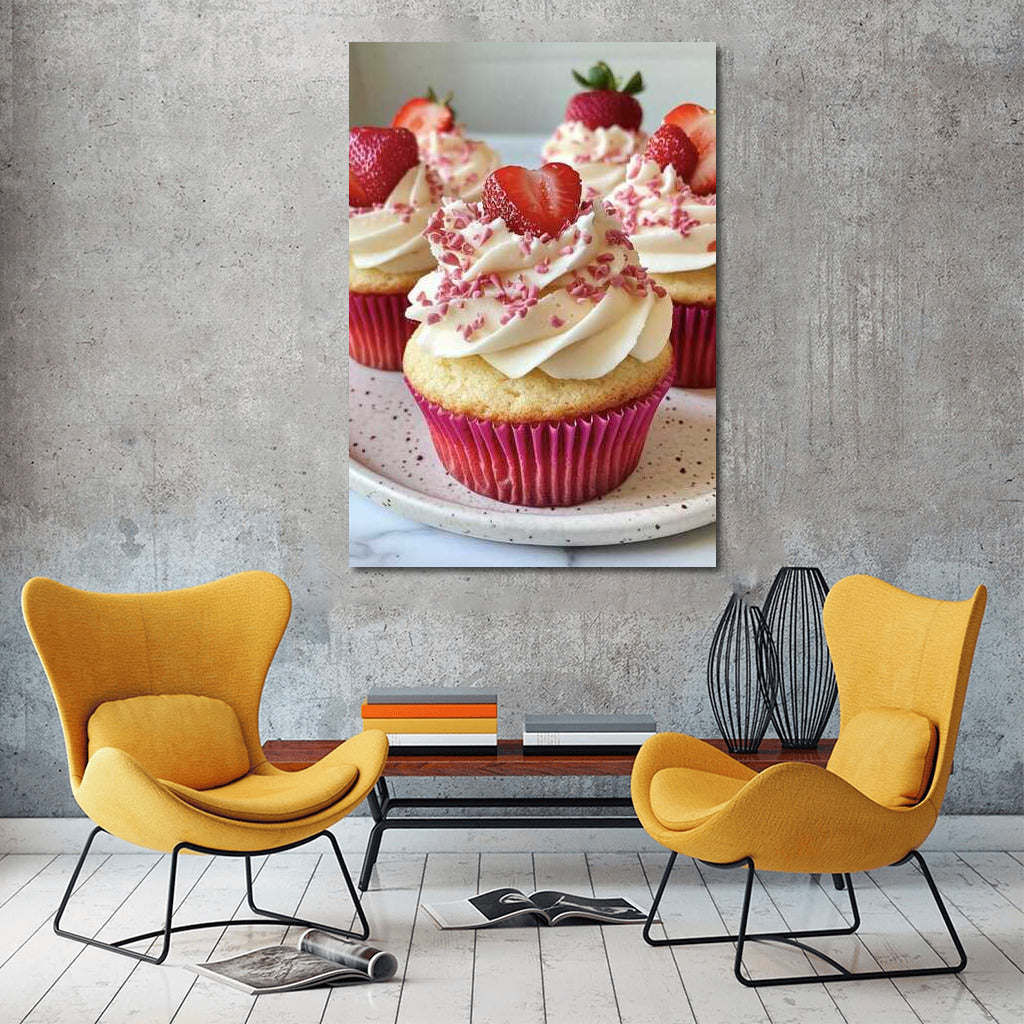 Sweet Perfection: Strawberry Cupcakes