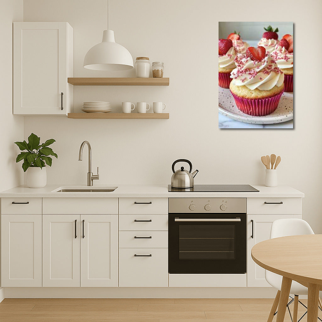 Sweet Perfection: Strawberry Cupcakes