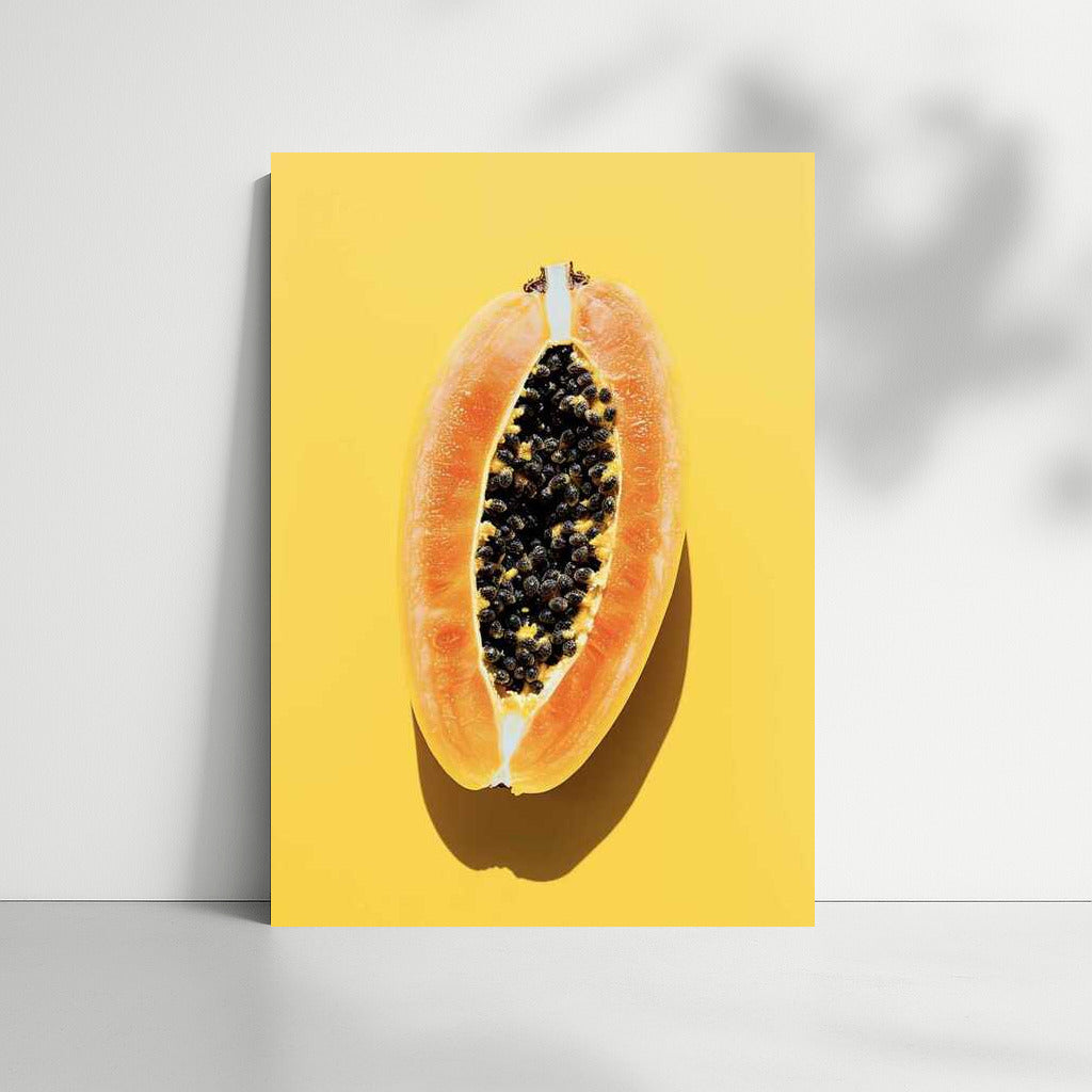 Tropical Freshness: Bright Papaya for Interior