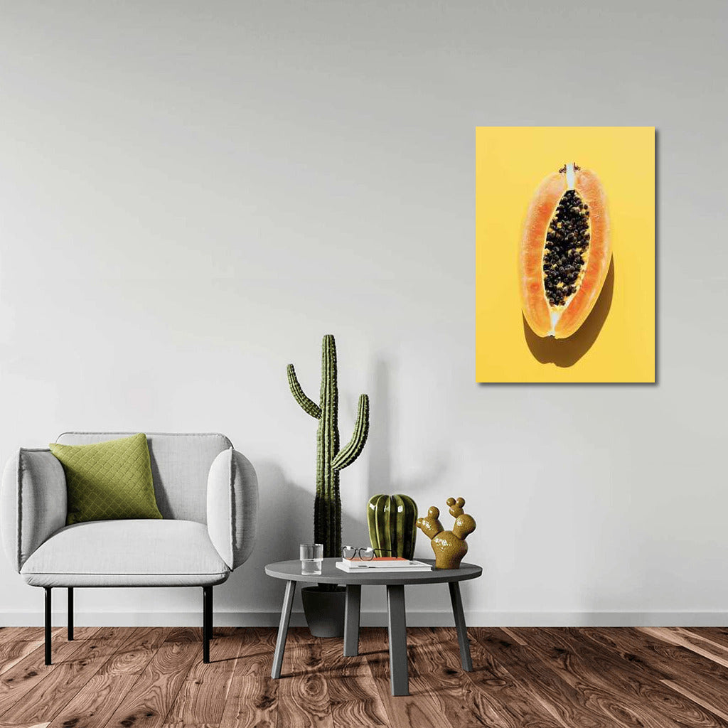 Tropical Freshness: Bright Papaya for Interior