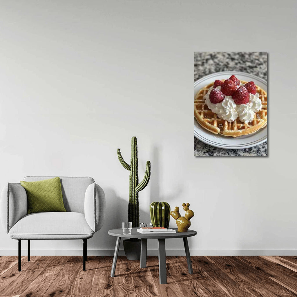 Sweet Morning: Strawberry Cream Waffles
