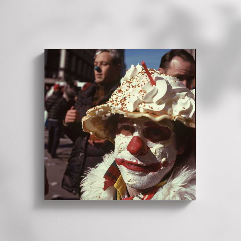 Creamy Chaos: Humor in a Red Nose