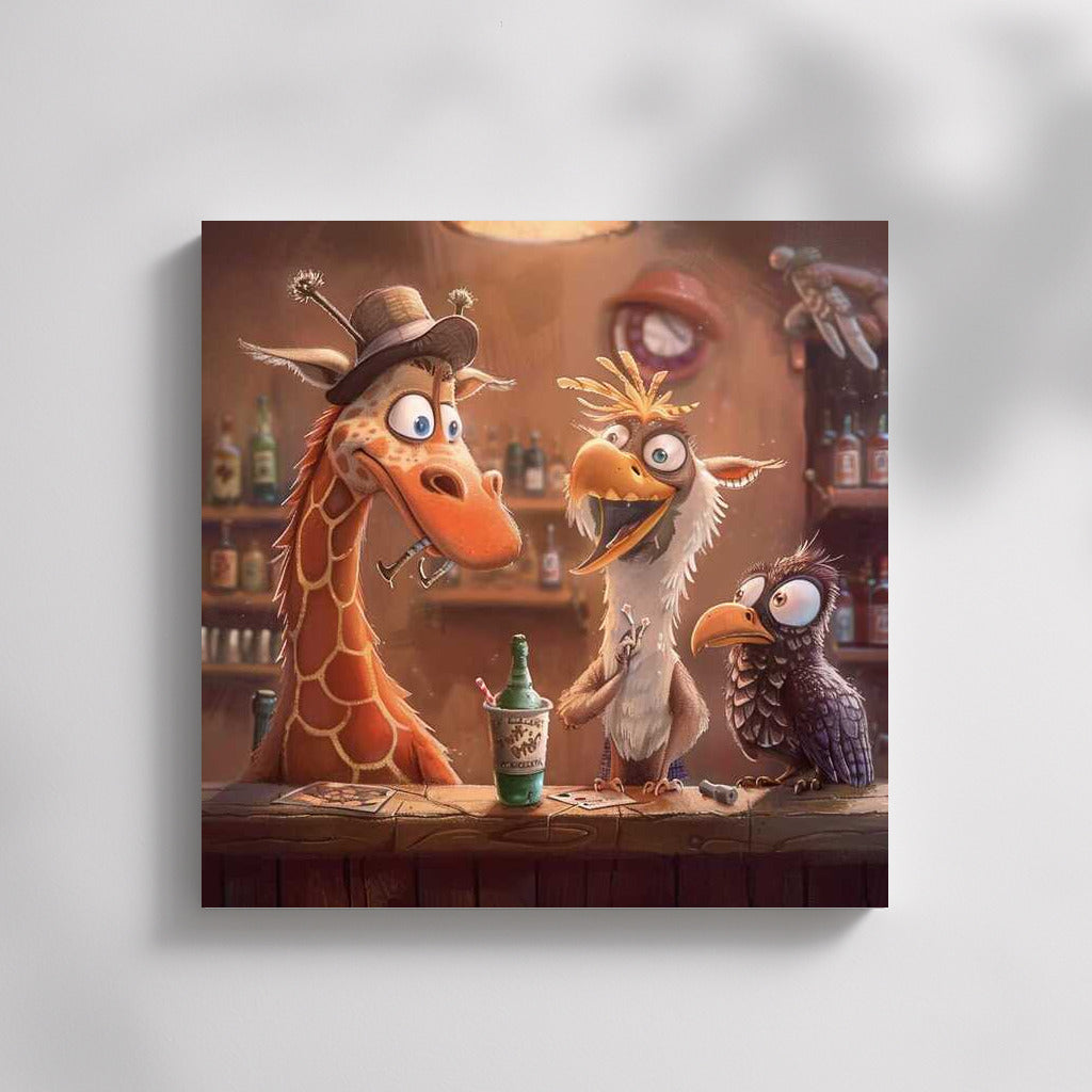 Giraffe and the Birds: Cocktail Follies