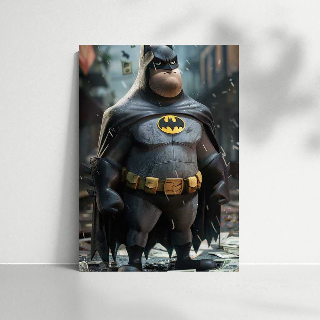 Batman in Search of Humor: A Joking Hero on Your Wall