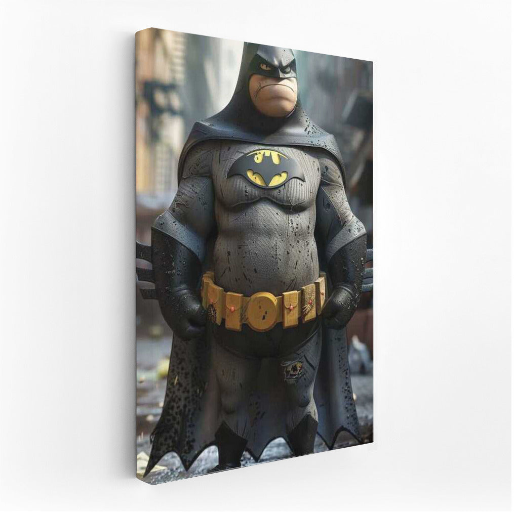 Batman in an Unexpected Image: A Humorous Look at the Dark Hero
