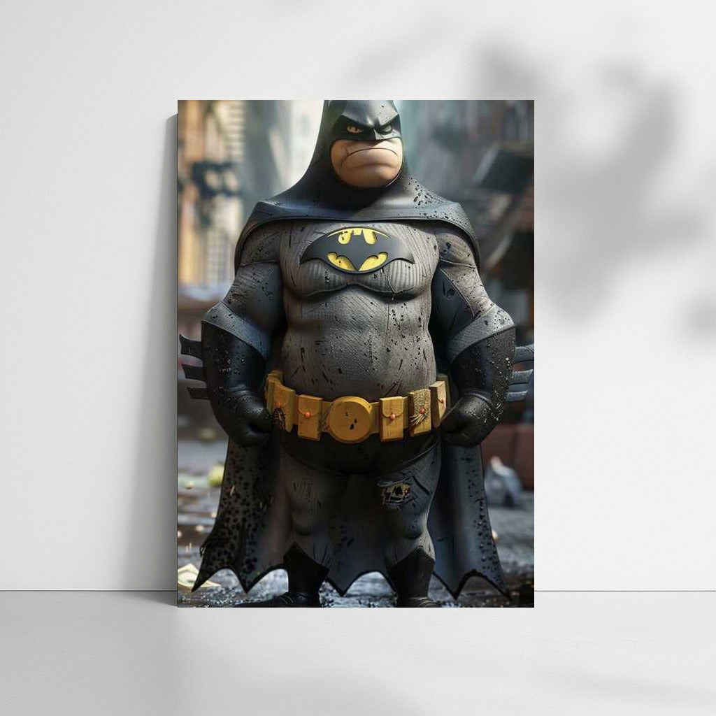 Batman in an Unexpected Image: A Humorous Look at the Dark Hero