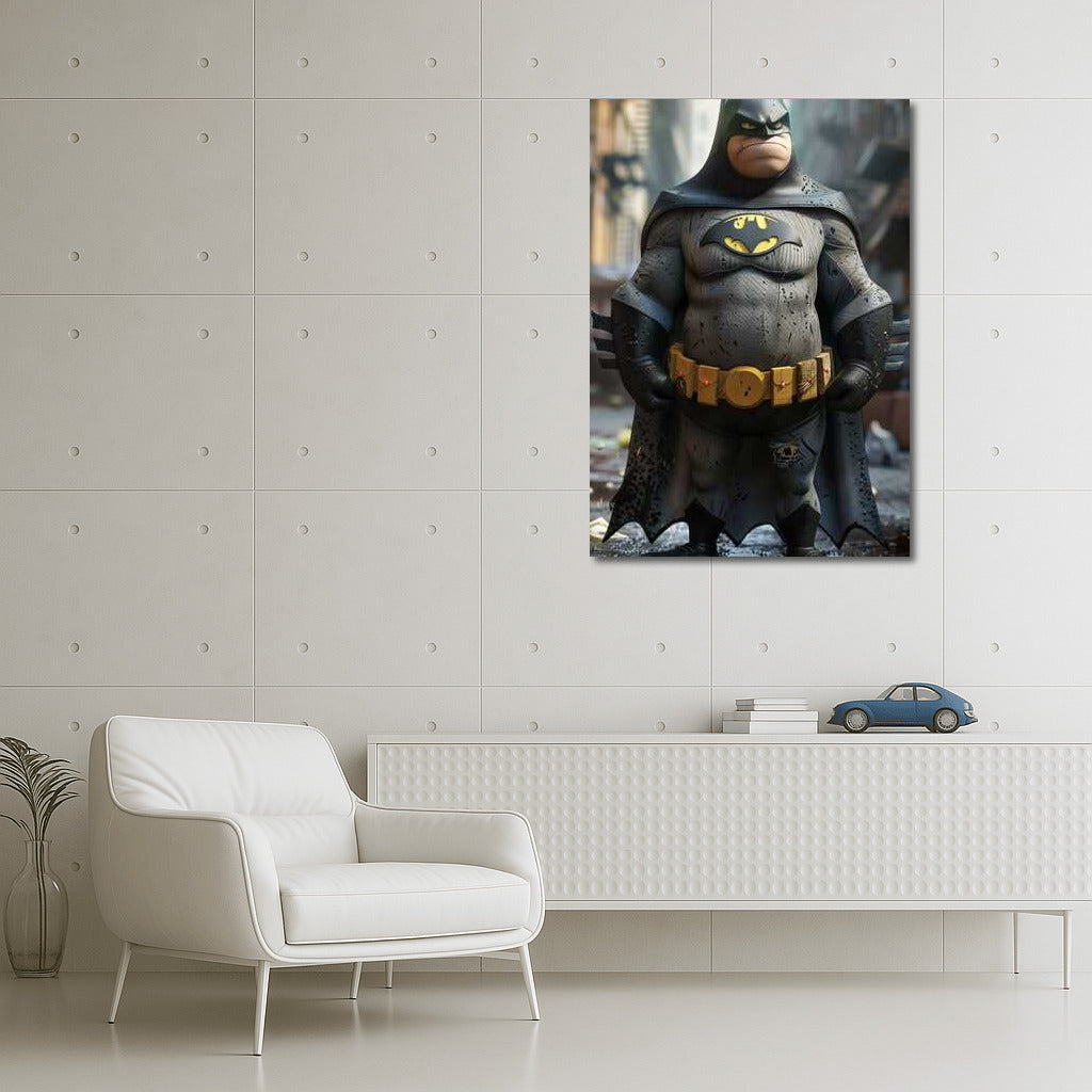 Batman in an Unexpected Image: A Humorous Look at the Dark Hero