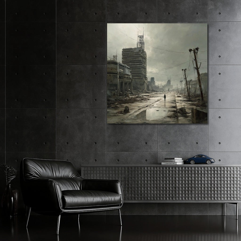 Secrets of the Abandoned City: Emptiness Magic on Canvas