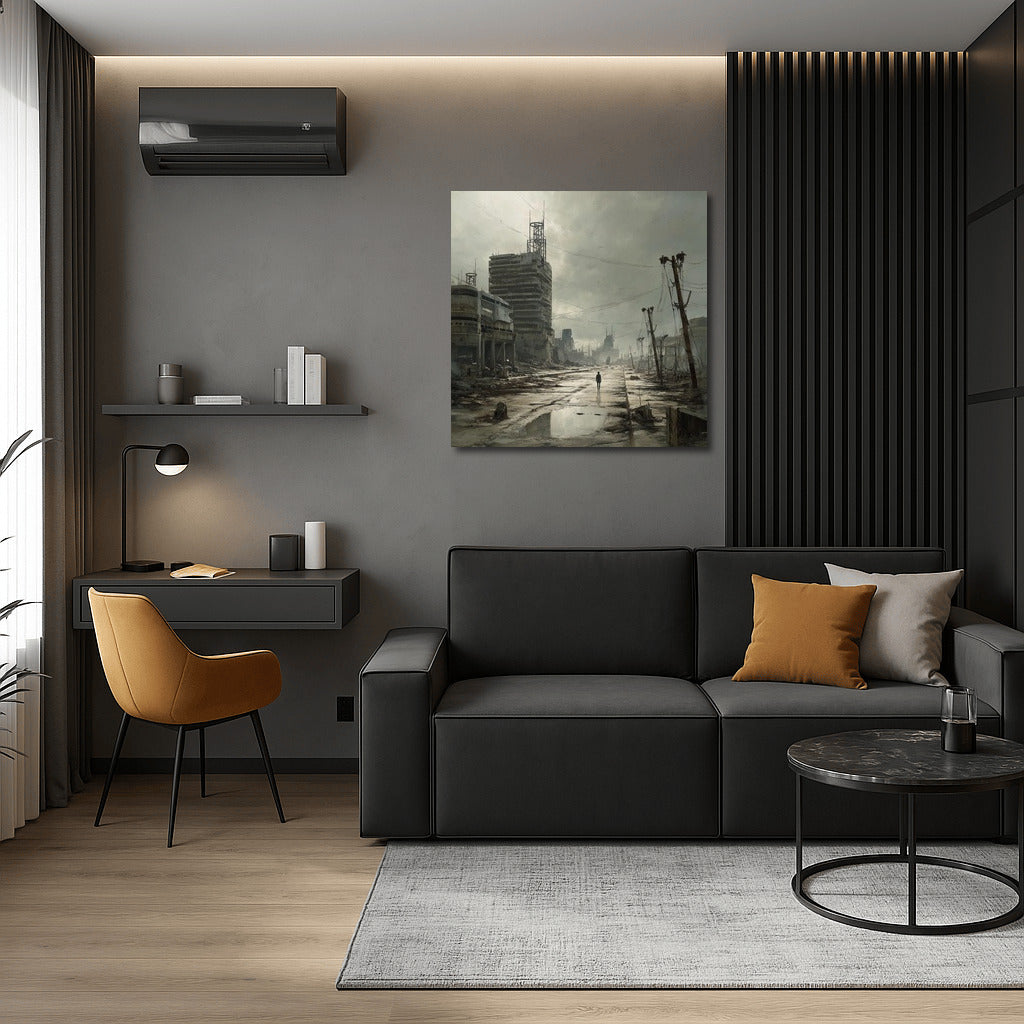 Secrets of the Abandoned City: Emptiness Magic on Canvas