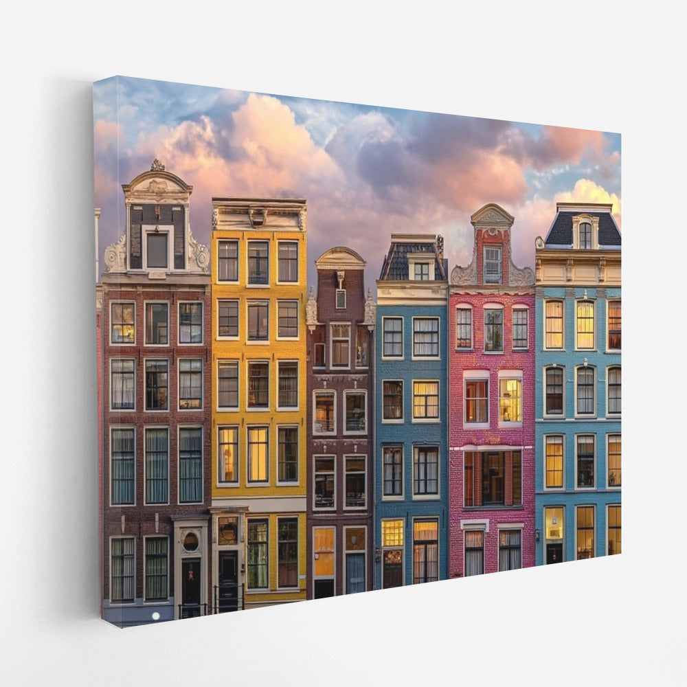 Magical Facades of Amsterdam: Vibrant Streets of the Netherlands