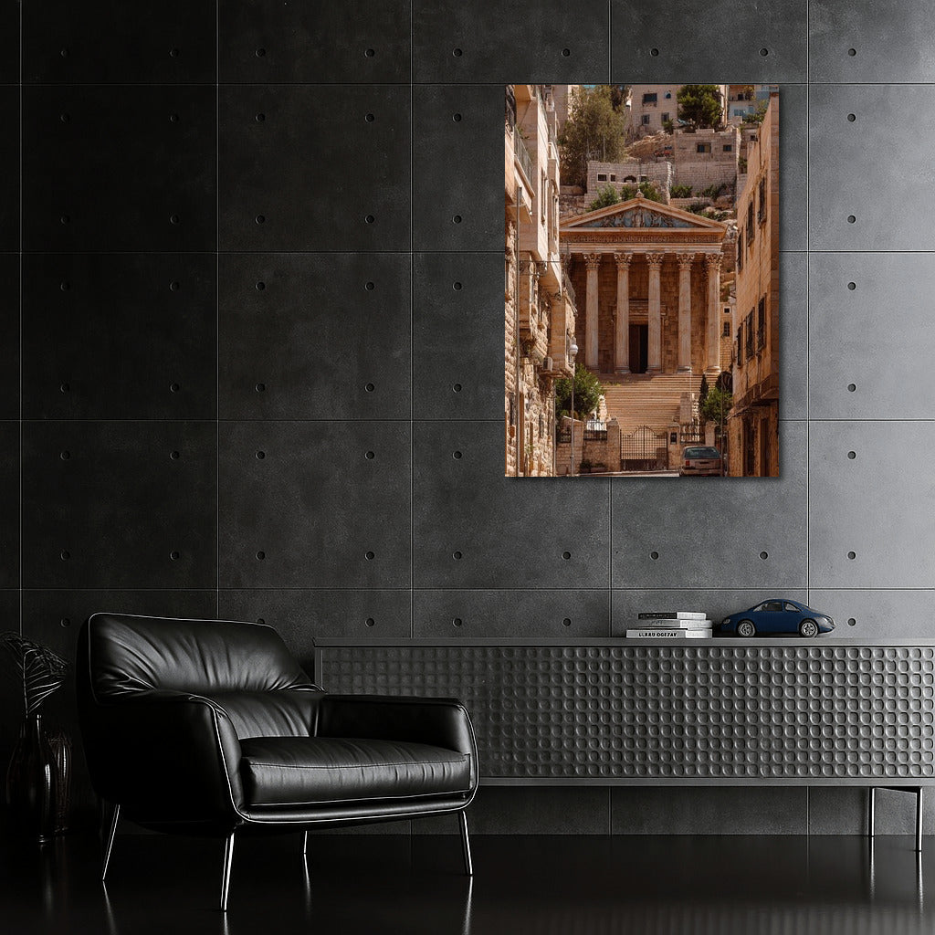 Ancient Grandeur: Panorama of Athens in Warm Tones
