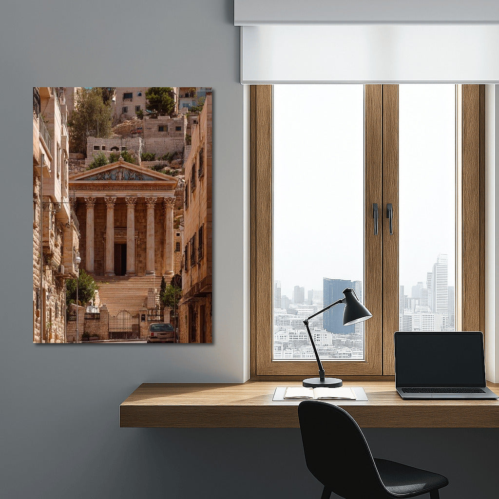 Ancient Grandeur: Panorama of Athens in Warm Tones