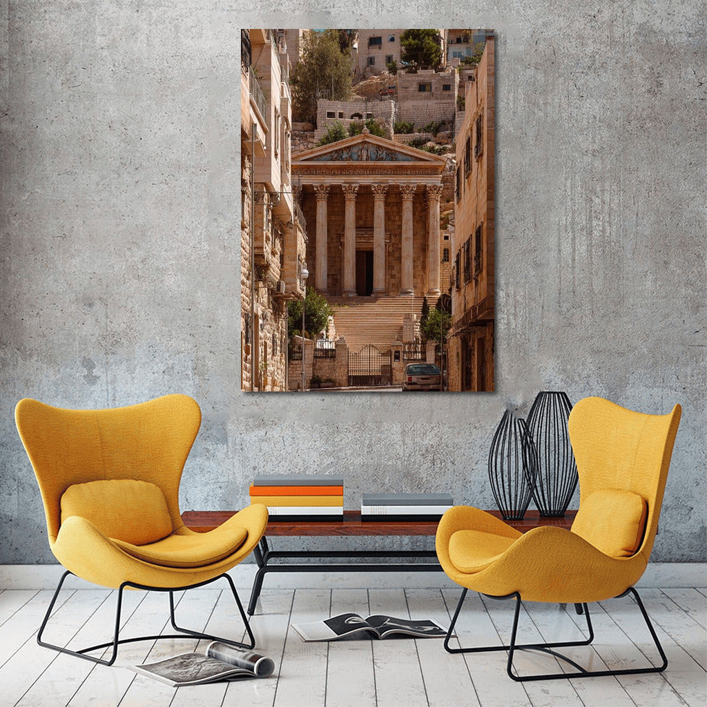 Ancient Grandeur: Panorama of Athens in Warm Tones