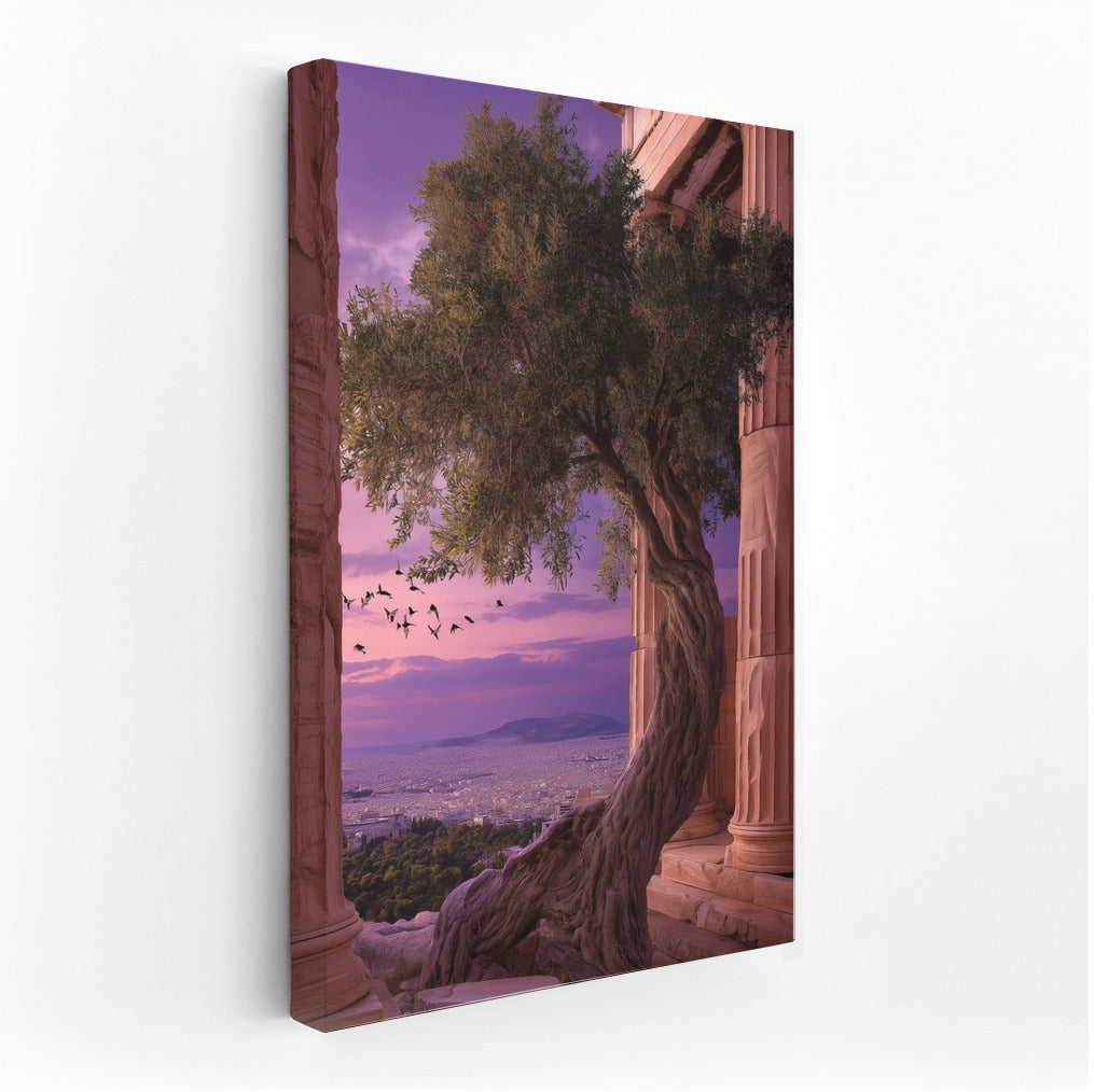 The Purple Majesty of Athens: Ancient Ruins Come to Life