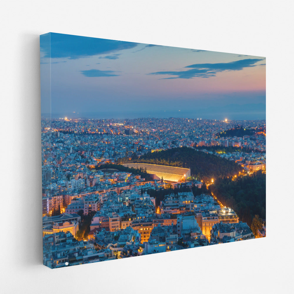 Athens Night Charm: Magical View of the City