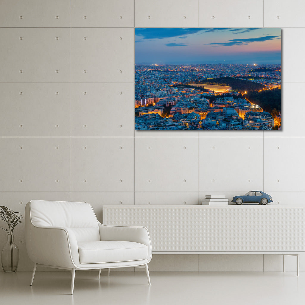 Athens Night Charm: Magical View of the City
