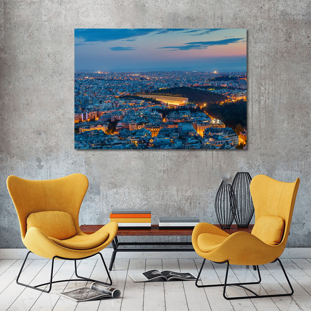 Athens Night Charm: Magical View of the City
