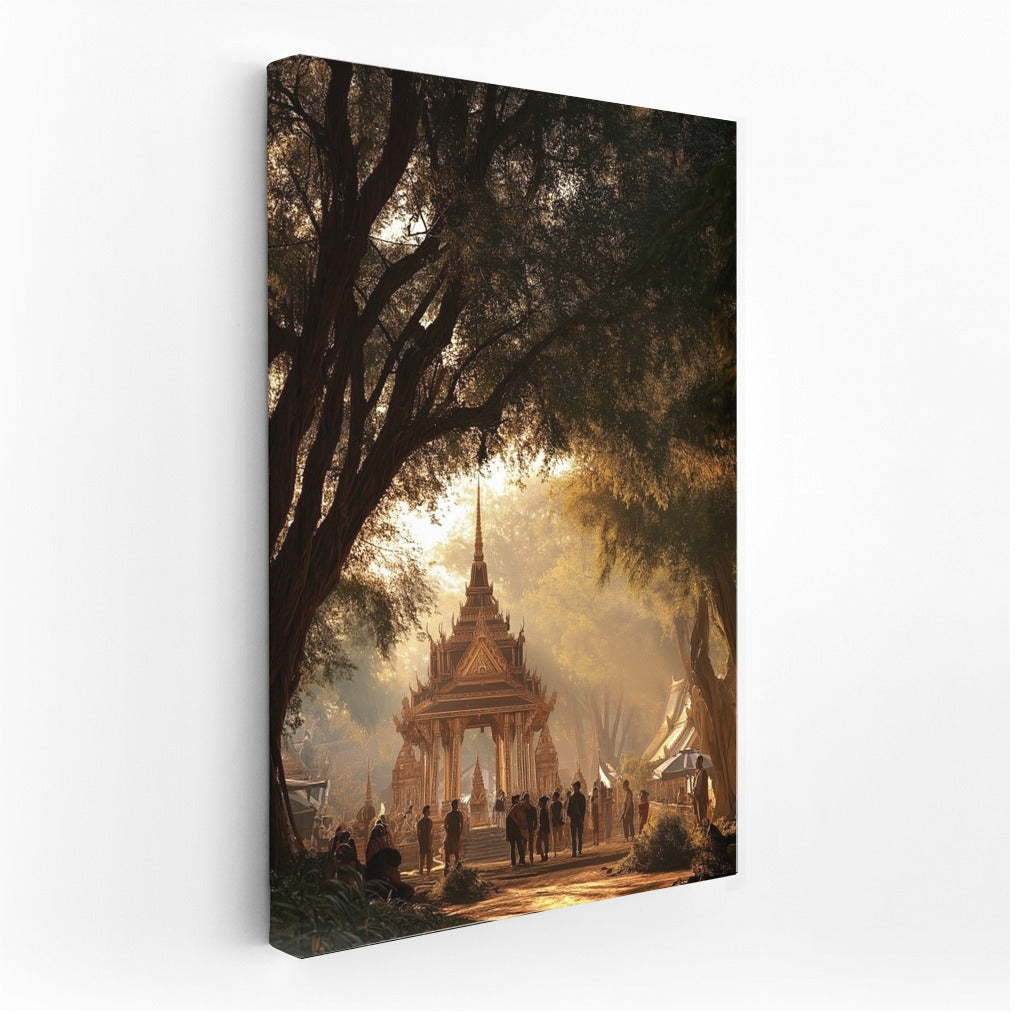 Mystical Silhouettes of Bangkok: Cityscapes and Warm Light