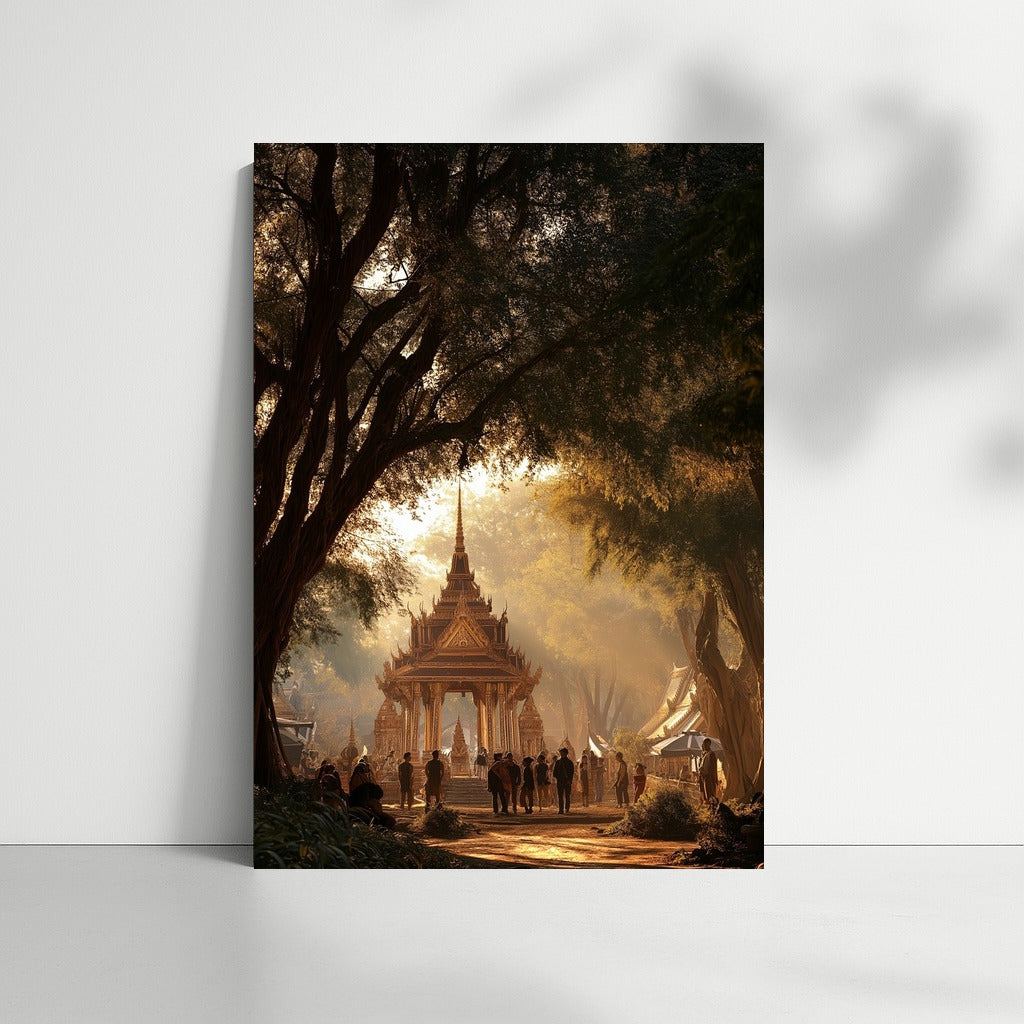Mystical Silhouettes of Bangkok: Cityscapes and Warm Light