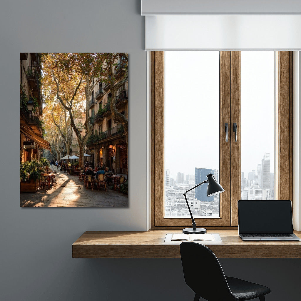 The Warmth of Barcelona: City Panoramas and Cozy Streets