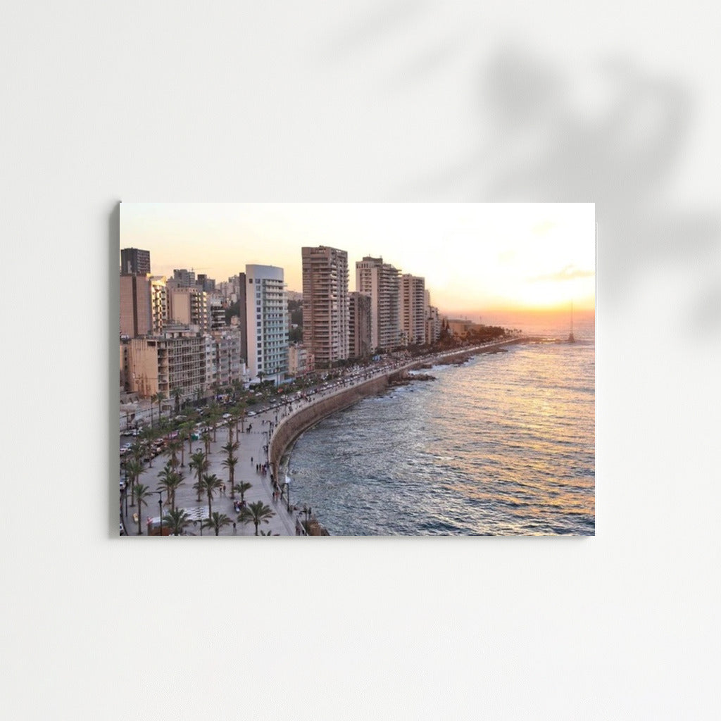 Beirut Sunset Glow: Lebanon's Picturesque Coastline
