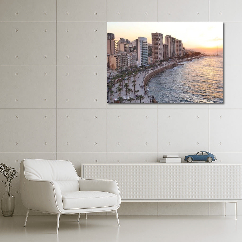 Beirut Sunset Glow: Lebanon's Picturesque Coastline