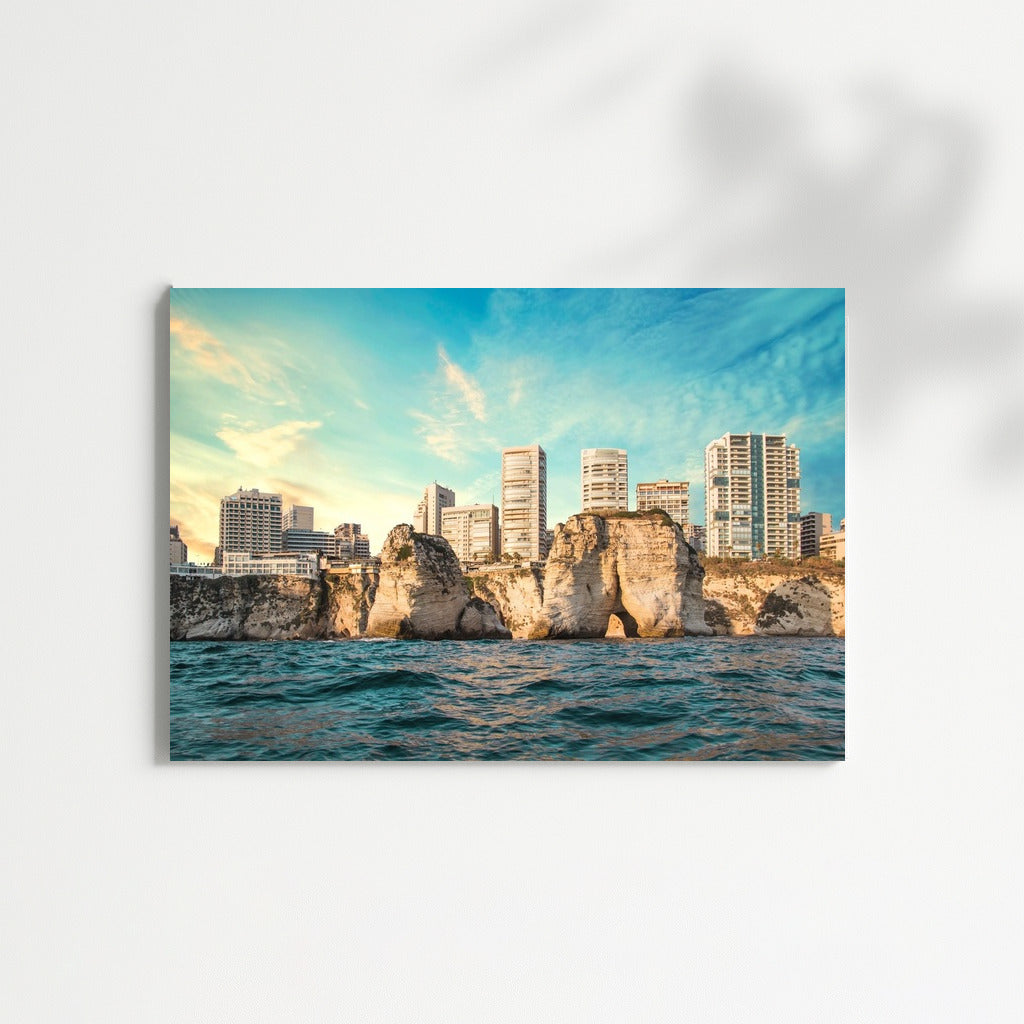 Beirut Skyline: Skyscrapers and Rocks of Lebanon