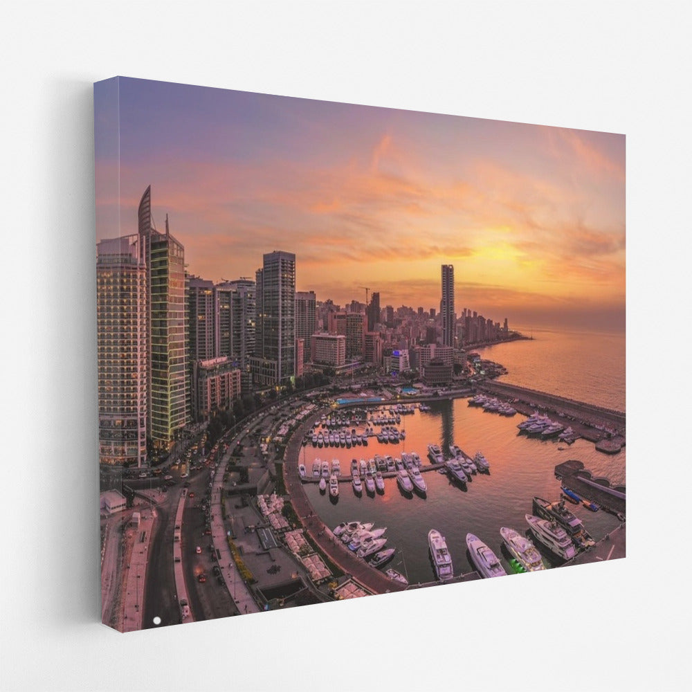 Beirut at Sunset: The Charm of Cityscapes Skylines