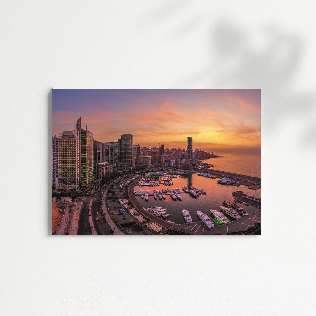 Beirut at Sunset: The Charm of Cityscapes Skylines
