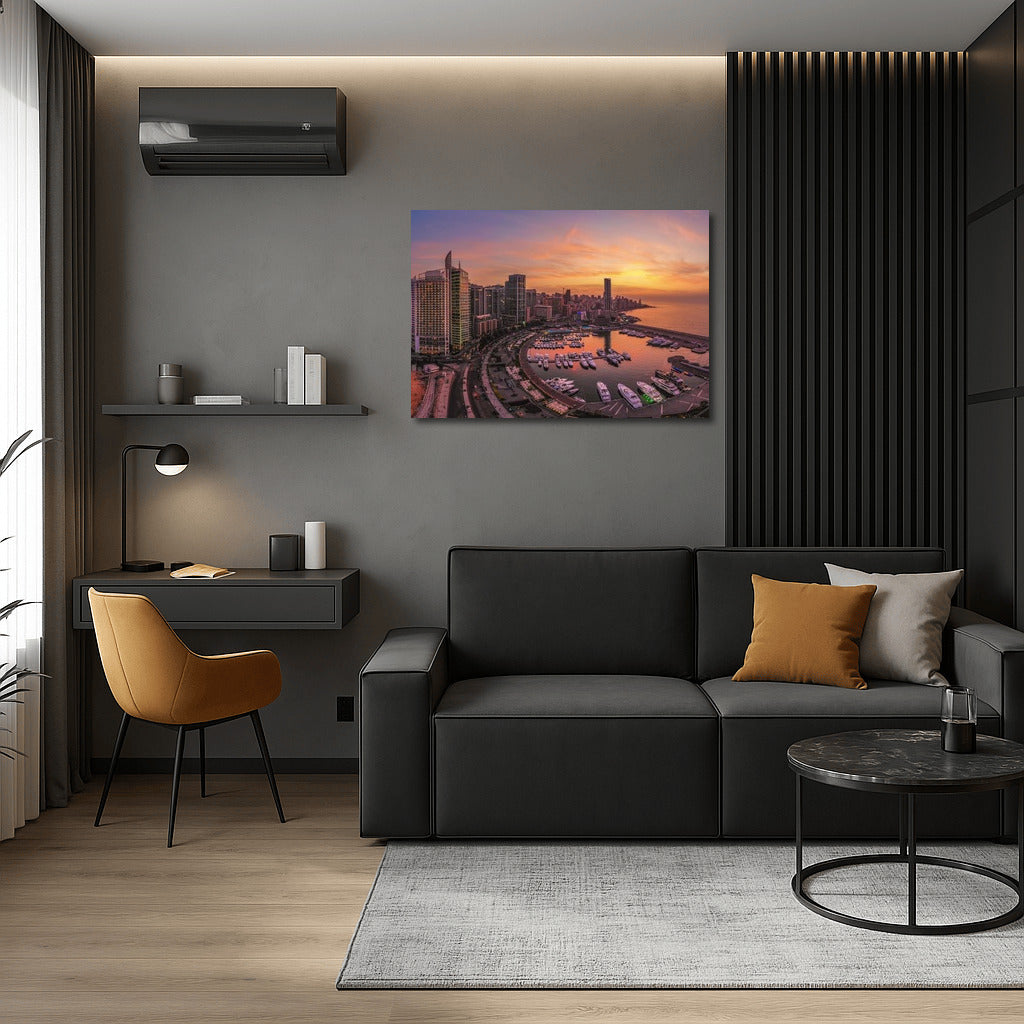 Beirut at Sunset: The Charm of Cityscapes Skylines