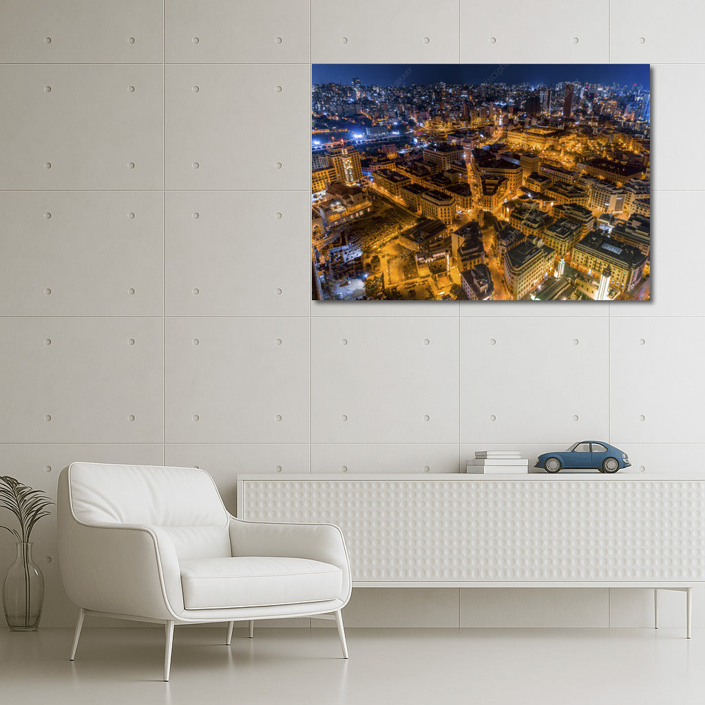 Beirut's Night Symphony: City Lights and Architecture