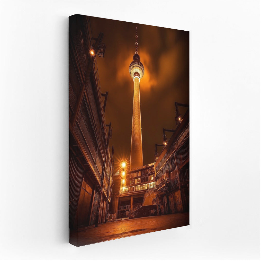 Berlin Night Lights: Cityscape