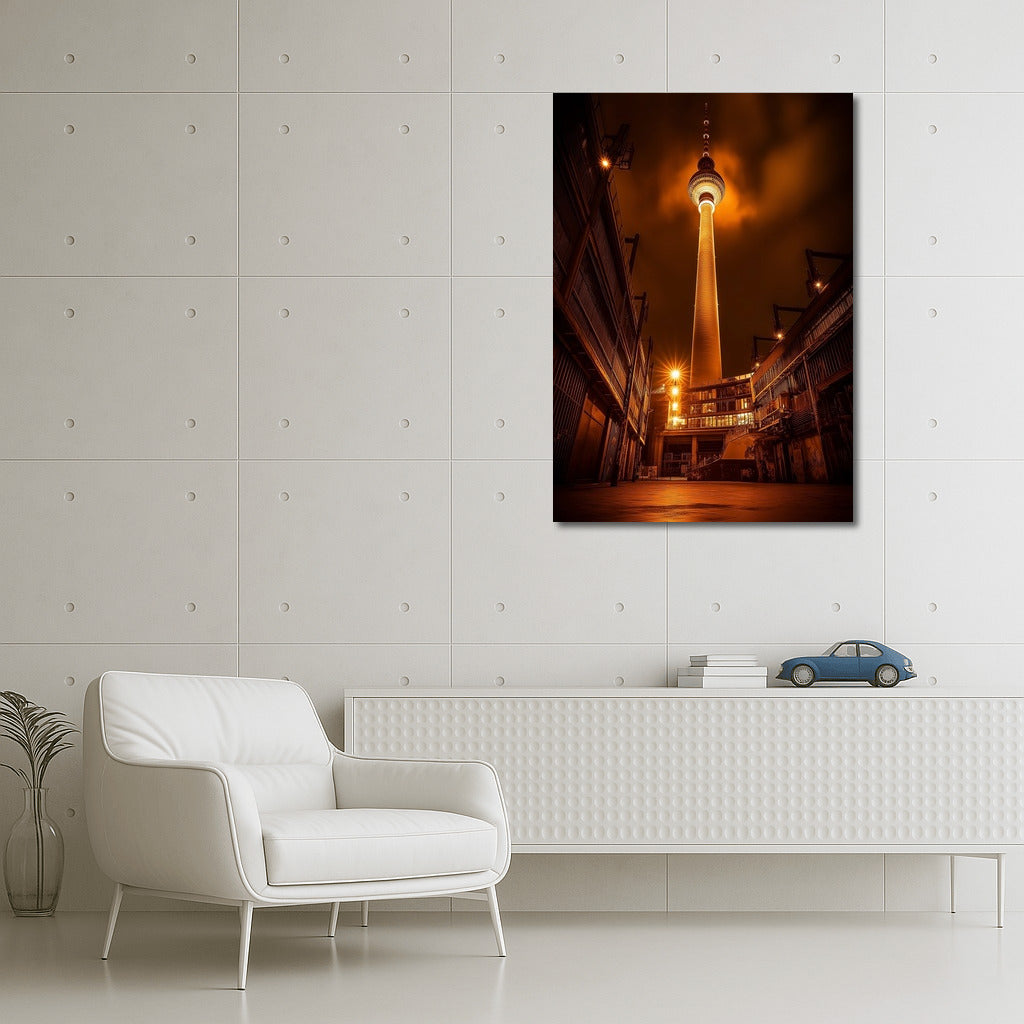 Berlin Night Lights: Cityscape