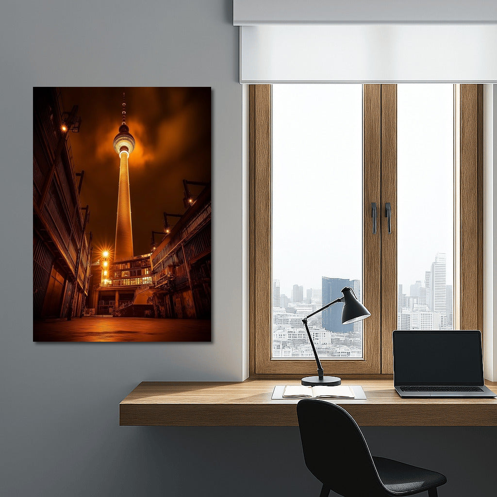 Berlin Night Lights: Cityscape