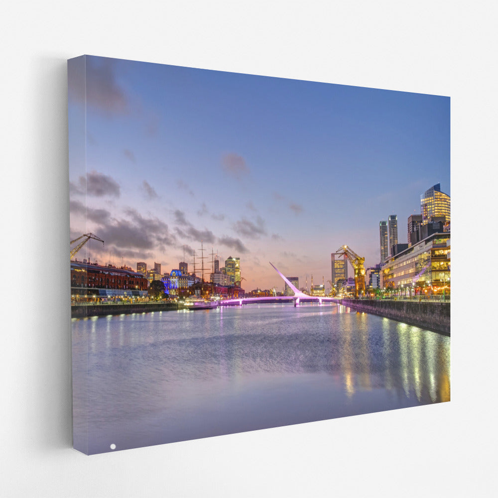 Evening Buenos Aires: The Shine of City Lights