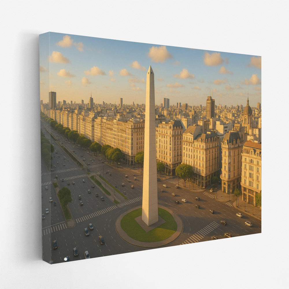 The Grandeur of Buenos Aires: Cityscape and Skyscraper Lines