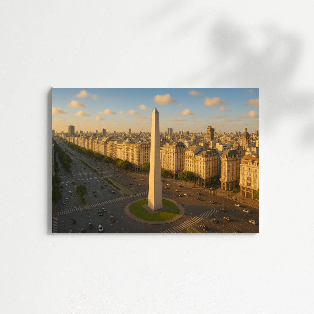 The Grandeur of Buenos Aires: Cityscape and Skyscraper Lines