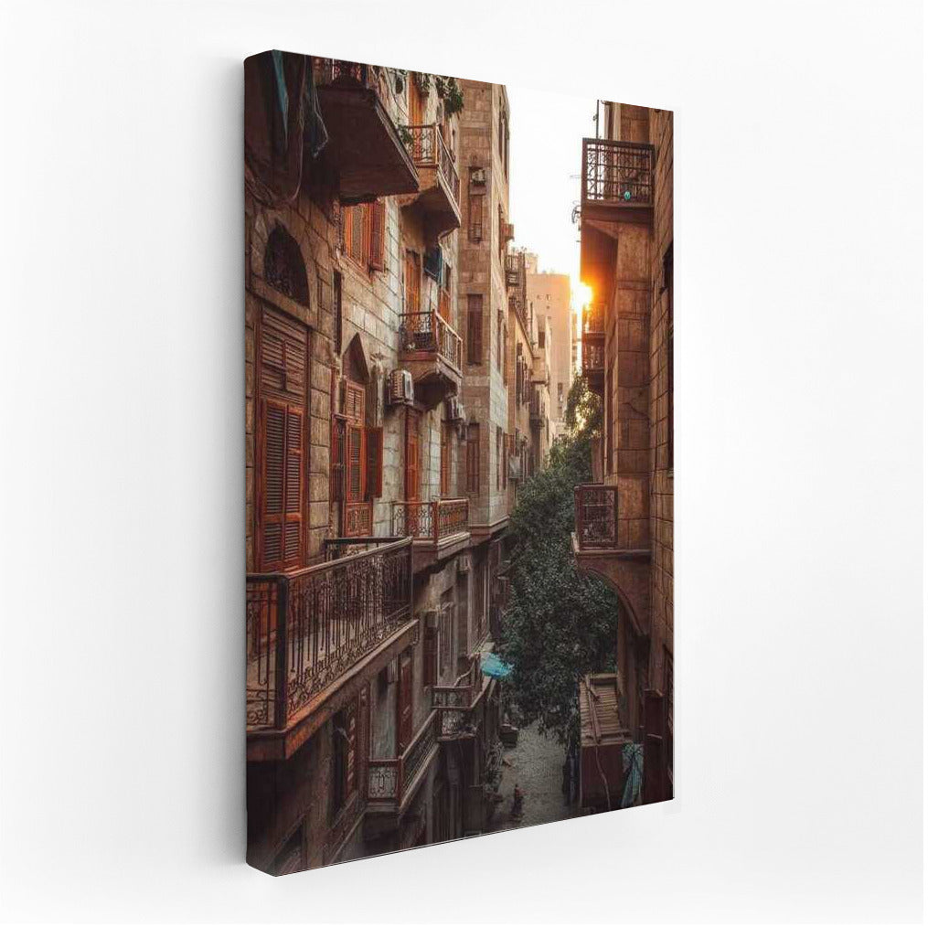 Sunset in Narrow Streets: The Charm of Cairo