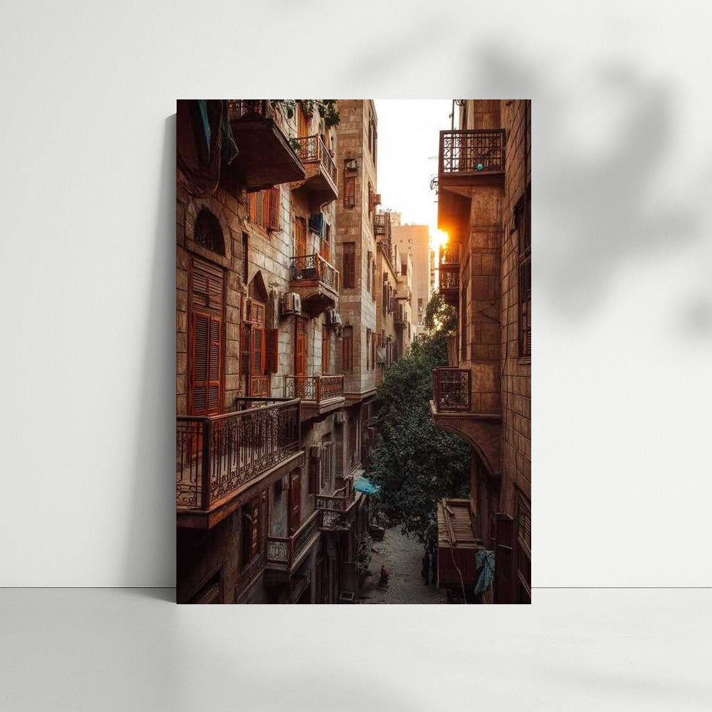 Sunset in Narrow Streets: The Charm of Cairo