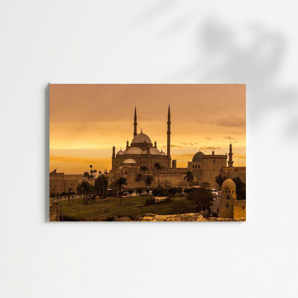 Golden Sunset: Oriental Magic of Cairo in Cityscapes Skylines
