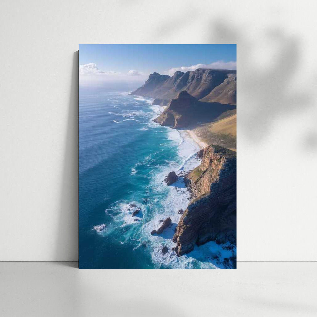 Harmony of Mountains and Ocean: Cape Town Panorama