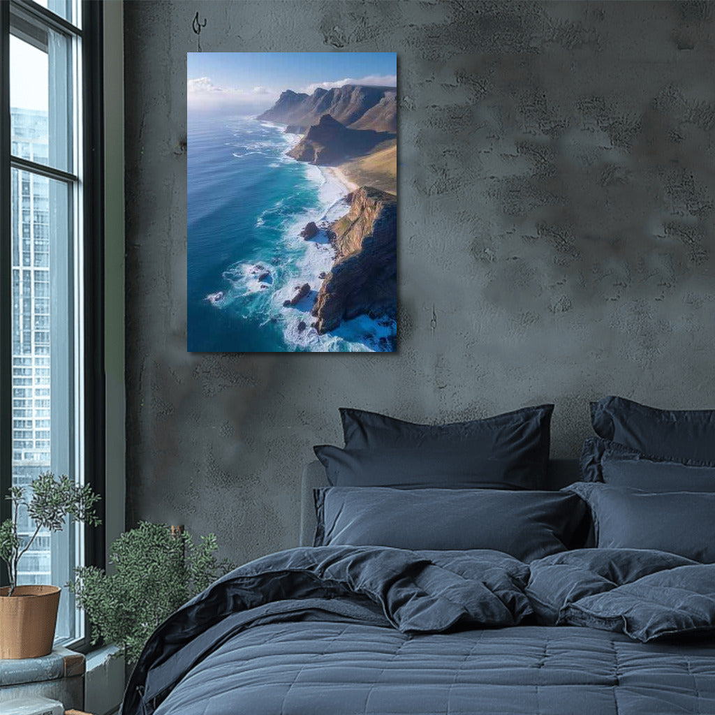 Harmony of Mountains and Ocean: Cape Town Panorama