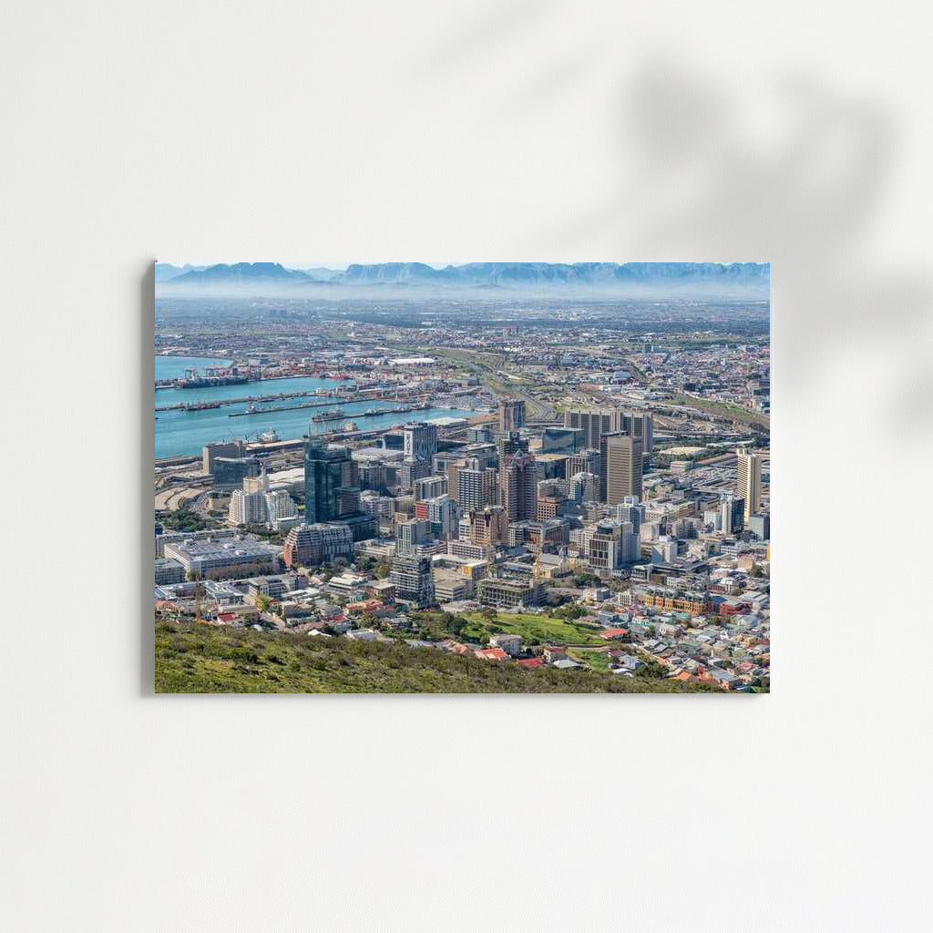 Harmony of Mountains and City Lights: Cape Town Landscape