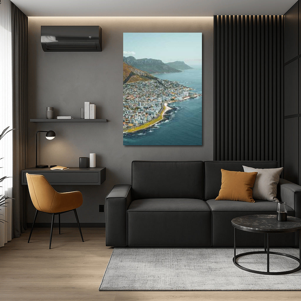Cape Town Panorama: City and Mountains in South Africa